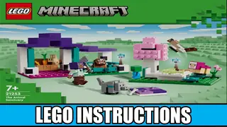 LEGO Minecraft 21253 The Animal Sanctuary building instructions