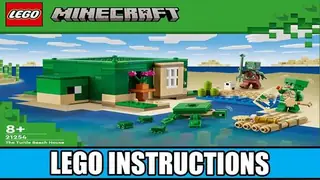 LEGO Minecraft 21254 The Turtle Beach House building instructions