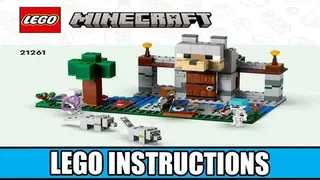 LEGO Minecraft 21261 The Wolf Stronghold building instructions