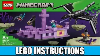 LEGO Minecraft 21264 The Ender Dragon and End Ship building instructions