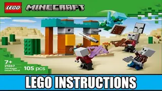 LEGO Minecraft 21267 The Illager Desert Patrol building instructions