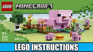 LEGO Minecraft 21268 The Baby Pig House building instructions