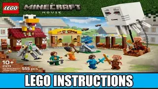 LEGO Minecraft 21273 The Ghast Balloon Village Attack building instructions