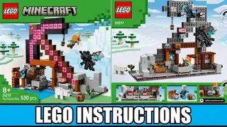 LEGO Minecraft 21277 The Pickaxe Mine building instructions