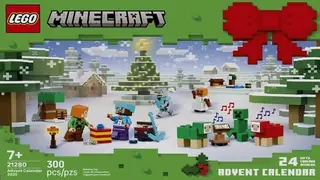 LEGO 21280 LEGO Minecraft Advent Calendar 2025 building instructions