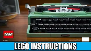 LEGO Ideas 21327 Typewriter building instructions