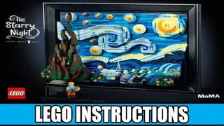 LEGO Ideas 21333 Vincent van Gogh - The Starry Night building instructions