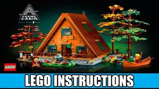 LEGO Ideas 21338 A-Frame Cabin building instructions