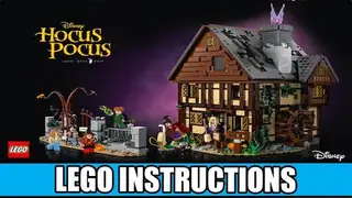 LEGO Ideas 21341 Disney Hocus Pocus: The Sanderson Sisters' Cottage building instructions