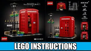 LEGO Ideas 21347 Red London Telephone Box building instructions