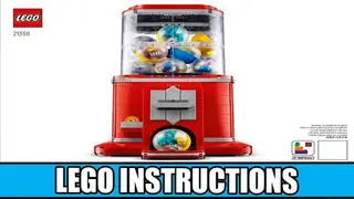 LEGO Ideas 21358 Minifigure Vending Machine building instructions