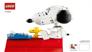 LEGO Ideas 21368 Peanuts: Snoopy's Doghouse building instructions