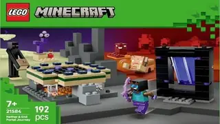LEGO Minecraft 21584 Nether & End Portal Journey building instructions