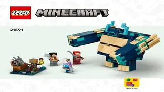 LEGO Minecraft 21591 The Twisted Warden Battle building instructions