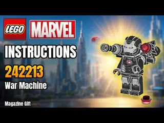 LEGO 242213 Marvel Super Heroes - War Machine - Magazine Gift building instructions
