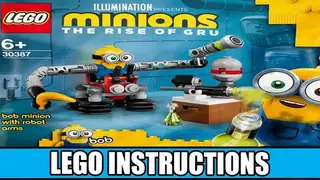 LEGO Despicable Me 30387 Bob Minion with Robot Arms building instructions