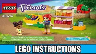 LEGO Friends 30416 Market Stall building instructions