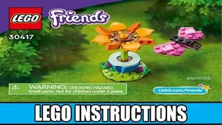 LEGO Friends 30417 Garden Flower and Butterfly building instructions