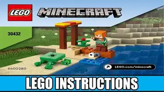 LEGO 30432 Minecraft - The Turtle Beach building instructions