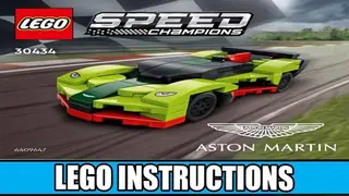 LEGO Speed Champions 30434 Aston Martin Valkyrie AMR Pro building instructions