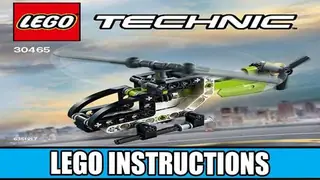 LEGO Technic 30465 Helicopter building instructions