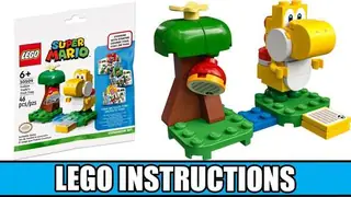 LEGO Super Mario 30509 Yellow Yoshi's Fruit Tree building instructions