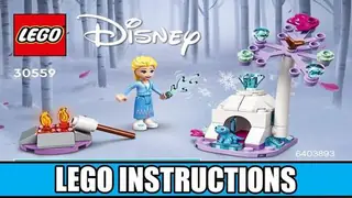LEGO Disney 30559 Elsa and Bruni's Forest Camp building instructions
