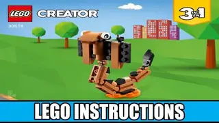 LEGO Creator 30578 German Shepherd building instructions