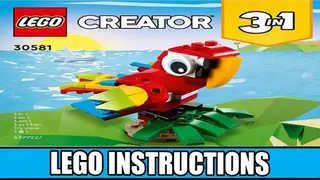 LEGO Creator 30581 Tropical Parrot building instructions