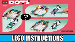 LEGO Dots 30637 Animal Tray and Bag Tag building instructions