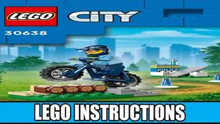 LEGO City 30638 Police Bike Training building instructions