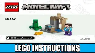 LEGO Minecraft 30647 The Dripstone Cavern building instructions