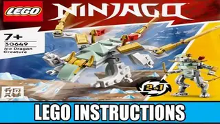 LEGO Ninjago 30649 Ice Dragon Creature building instructions