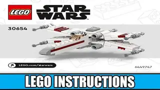 LEGO Star Wars 30654 X-wing Starfighter building instructions