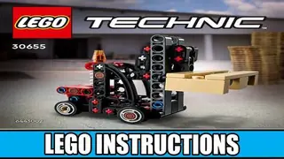 LEGO Technic 30655 Forklift with Pallet building instructions