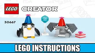 LEGO Creator 30667 Animal Birthday Party building instructions