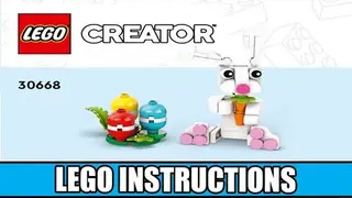LEGO Creator 30668 Easter Bunny with Colourful Eggs building instructions