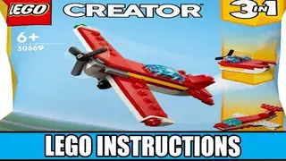 LEGO Creator 30669 Iconic Red Plane building instructions