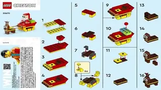 LEGO Creator 30670 Santa's Sleigh Ride building instructions