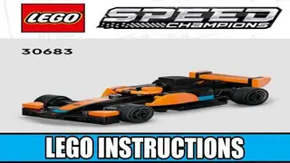 LEGO Speed Champions 30683 McLaren Formula 1 Car building instructions