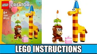 LEGO Creator 30689 Birthday Party Animals building instructions