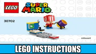 LEGO Super Mario 30702 Toad (Pit Crew) building instructions