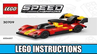 LEGO Speed Champions 30709 Ferrari 499P - Hypercar building instructions