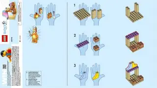 LEGO Bluey 30713 Fancy Restaurant with Bingo building instructions