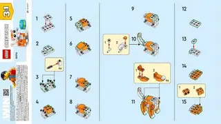 LEGO Creator 30714 Orange Cat building instructions