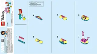 LEGO Disney 30720 Ariel & Flounder's Birthday Music Fun building instructions