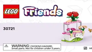 LEGO Friends 30721 Flower Stand with Roses building instructions