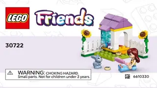 LEGO Friends 30722 Garden Bunny House building instructions