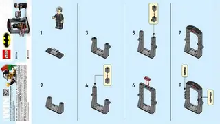 LEGO DC 30726 Bruce Wayne and the Batsuit building instructions