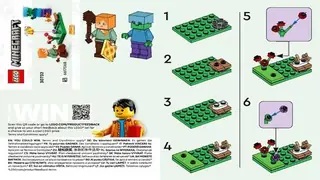 LEGO Minecraft 30732 Alex's Campfire Conflict building instructions
